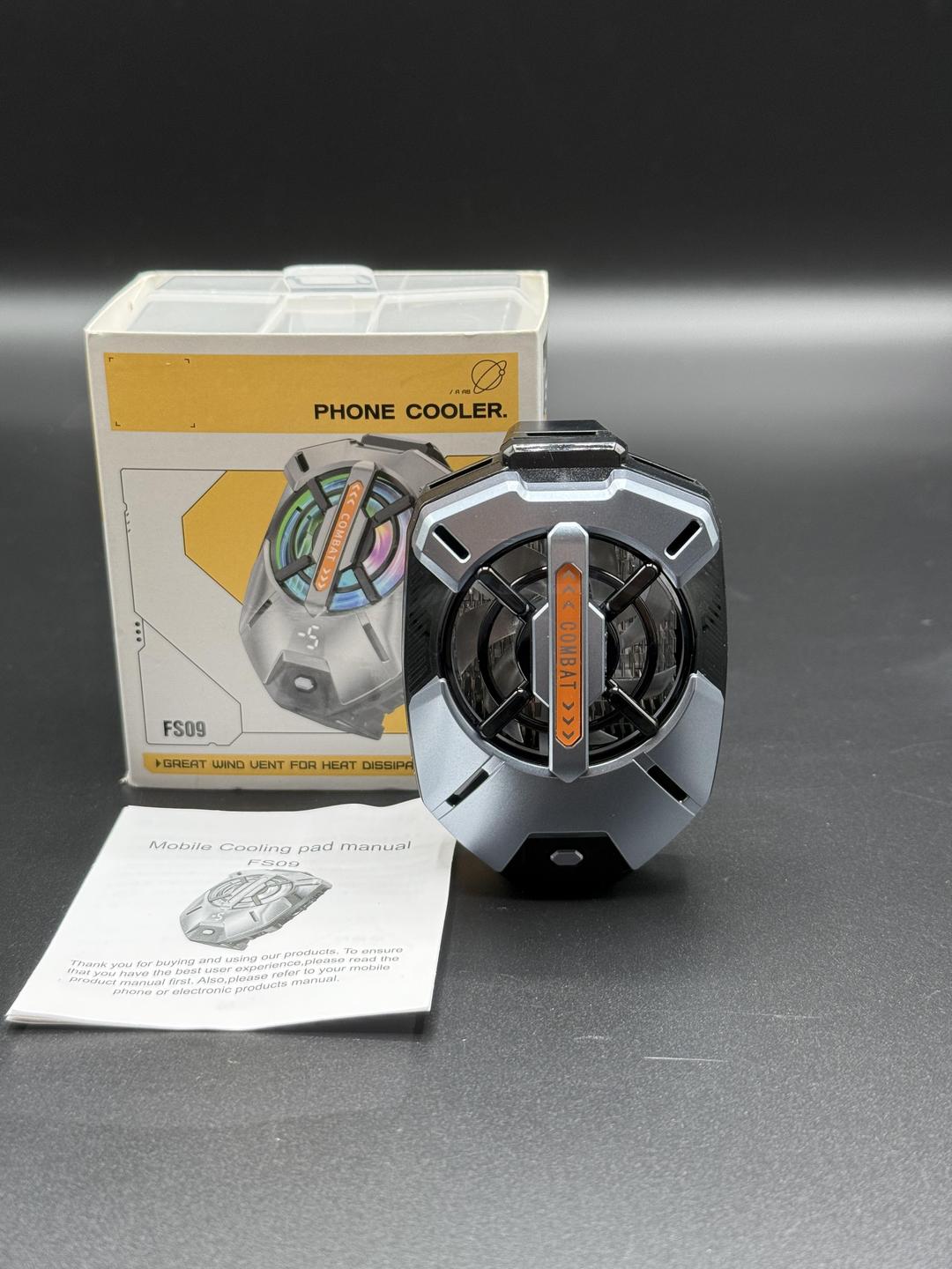 Black Mobile Phone Cooling Radiator - 1 Pcs